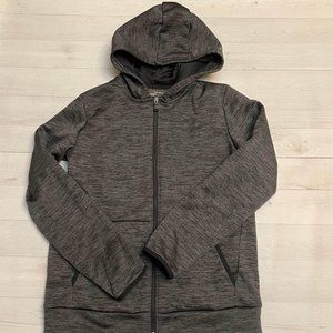 under armour boys grey zip up youth large‎